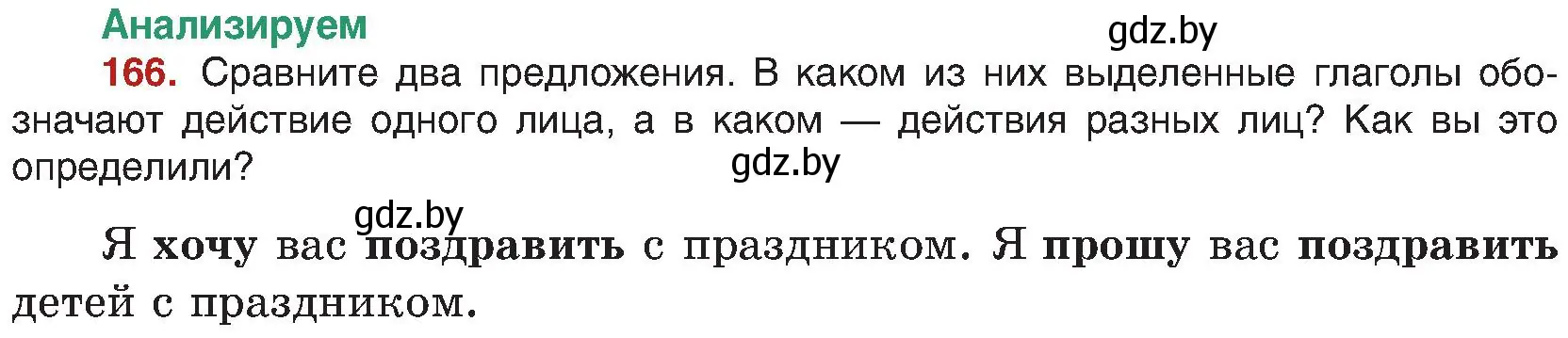 Условие номер 166 (страница 94) гдз по русскому языку 8 класс Мурина, Долбик, учебник