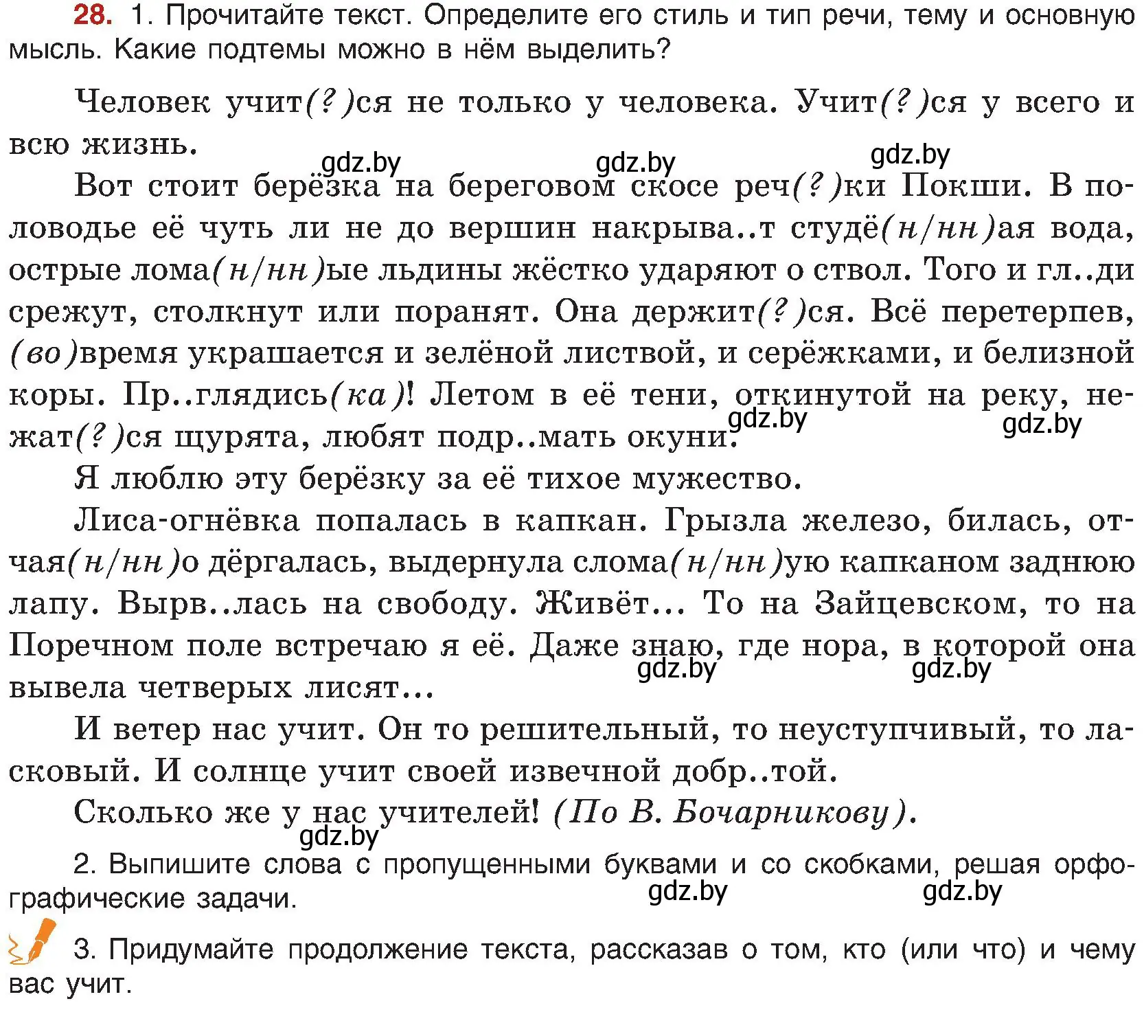 Условие номер 28 (страница 22) гдз по русскому языку 8 класс Мурина, Долбик, учебник