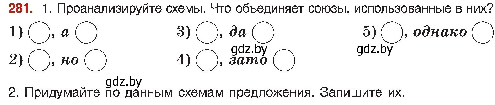 Условие номер 281 (страница 154) гдз по русскому языку 8 класс Мурина, Долбик, учебник