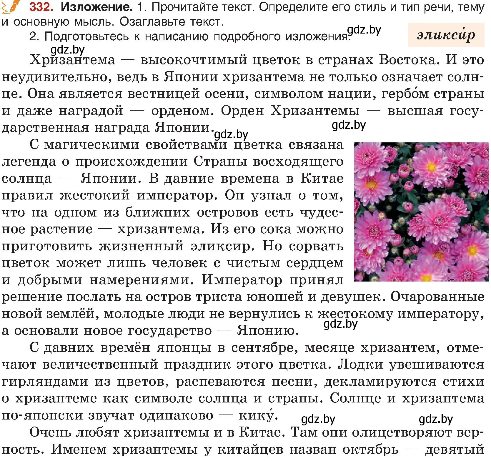 Условие номер 332 (страница 181) гдз по русскому языку 8 класс Мурина, Долбик, учебник