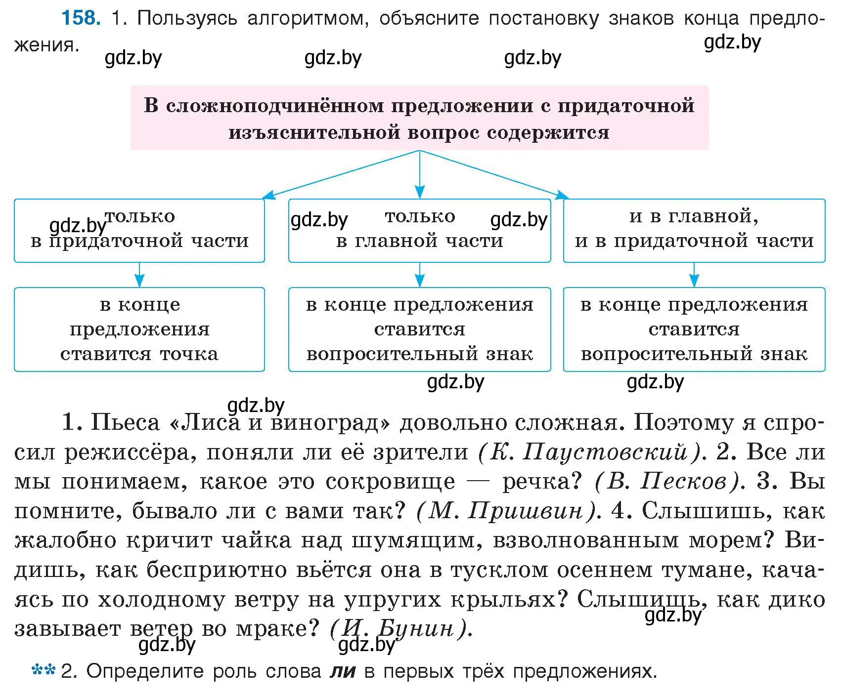 Условие номер 158 (страница 94) гдз по русскому языку 9 класс Мурина, Литвинко, учебник