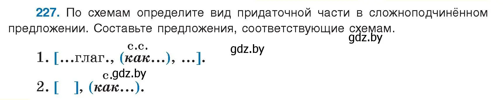 Условие номер 227 (страница 126) гдз по русскому языку 9 класс Мурина, Литвинко, учебник