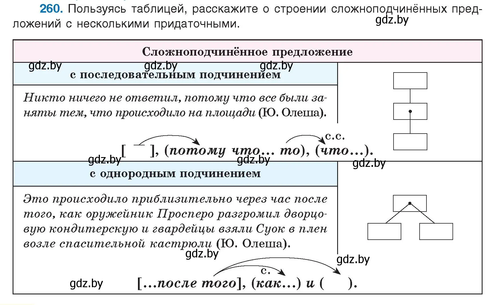 Условие номер 260 (страница 148) гдз по русскому языку 9 класс Мурина, Литвинко, учебник
