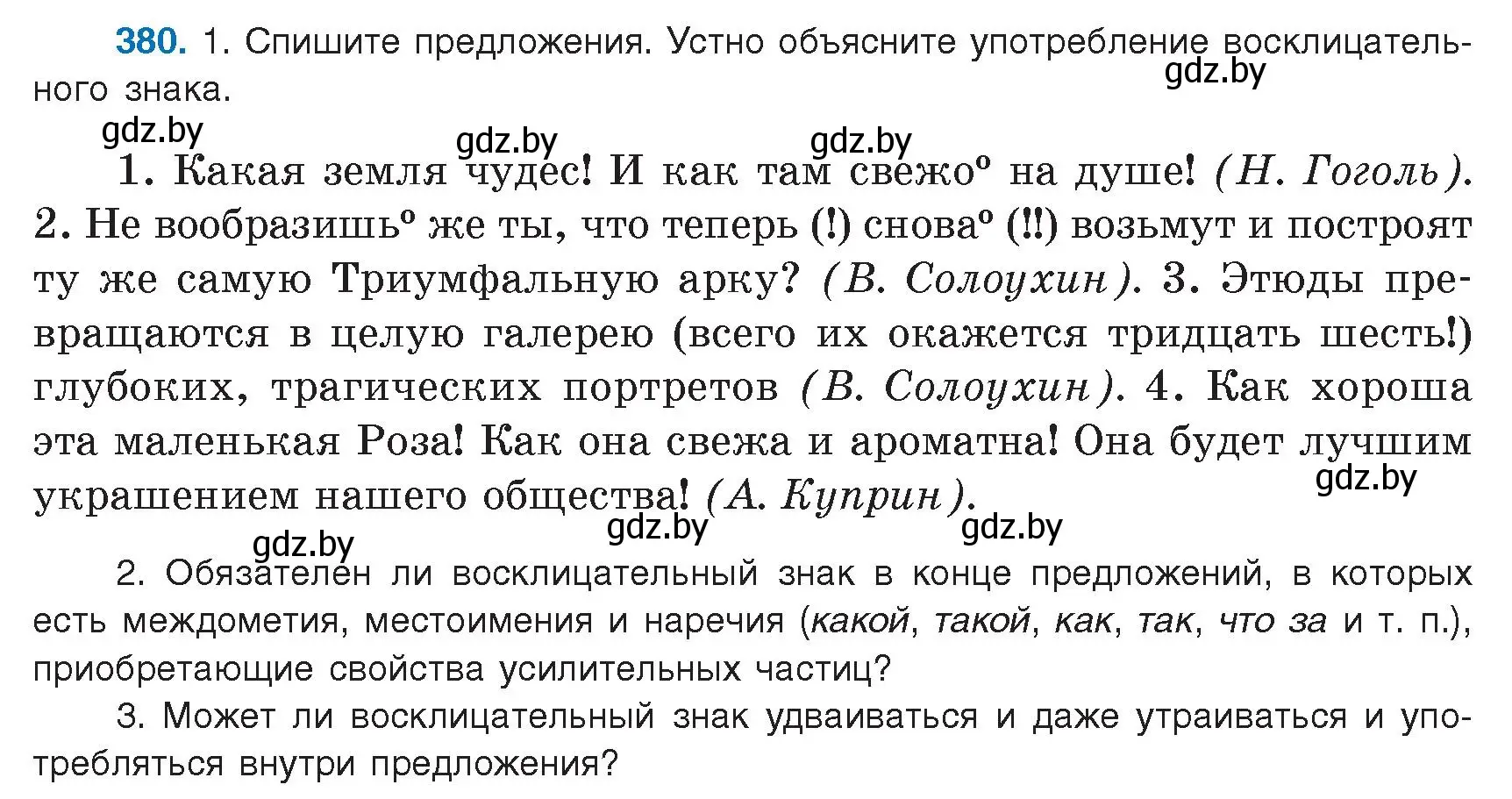 Условие номер 380 (страница 219) гдз по русскому языку 9 класс Мурина, Литвинко, учебник