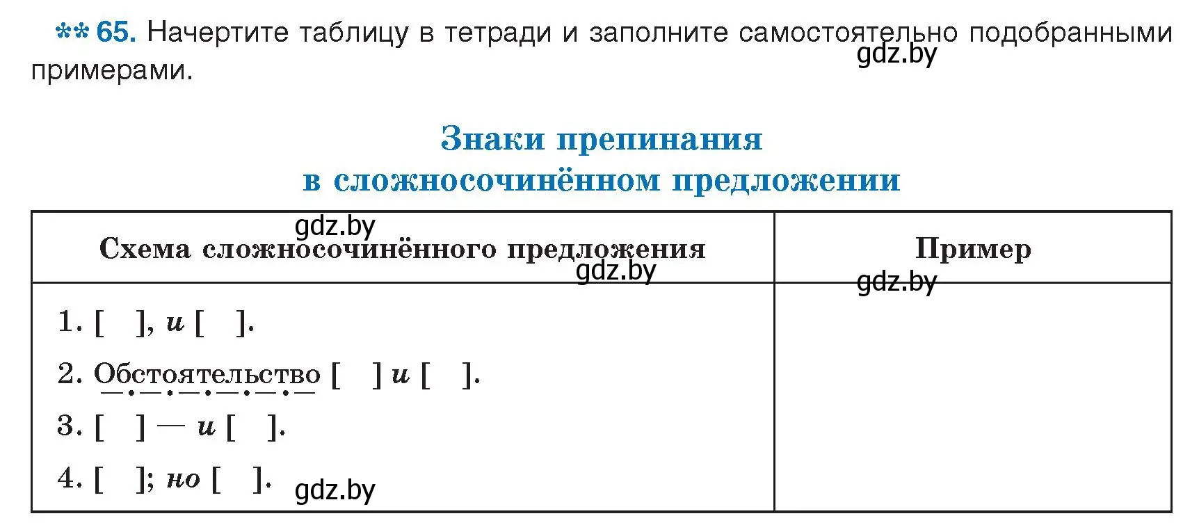 Условие номер 65 (страница 44) гдз по русскому языку 9 класс Мурина, Литвинко, учебник