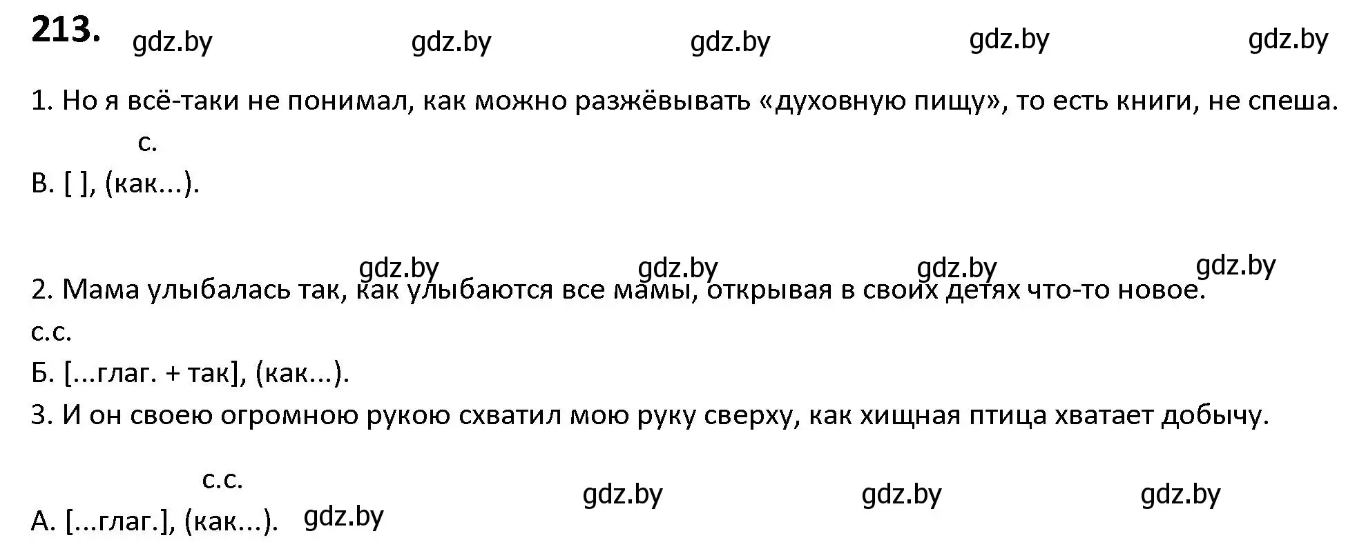 Решение номер 213 (страница 120) гдз по русскому языку 9 класс Мурина, Литвинко, учебник