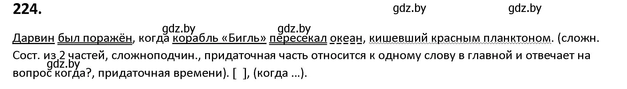 Решение номер 224 (страница 125) гдз по русскому языку 9 класс Мурина, Литвинко, учебник