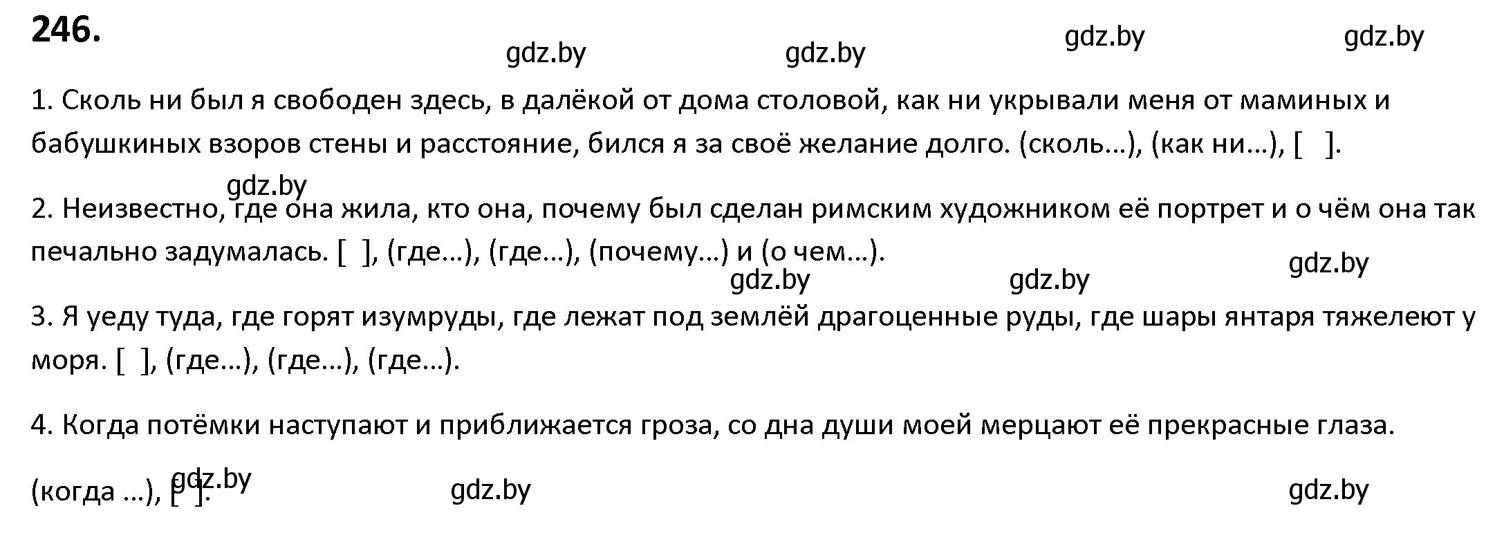 Решение номер 246 (страница 140) гдз по русскому языку 9 класс Мурина, Литвинко, учебник