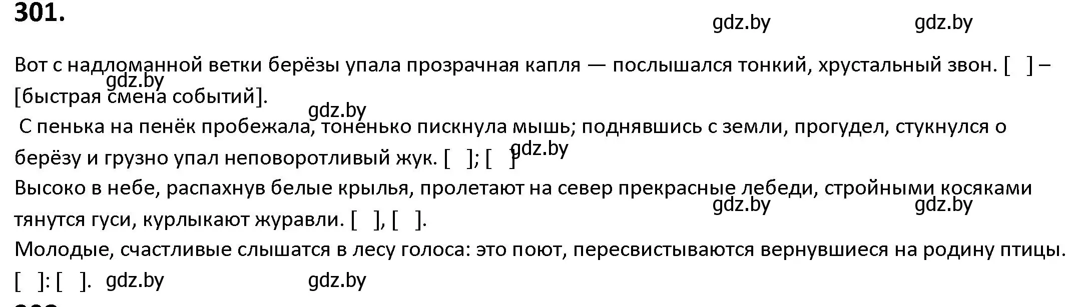 Решение номер 301 (страница 172) гдз по русскому языку 9 класс Мурина, Литвинко, учебник