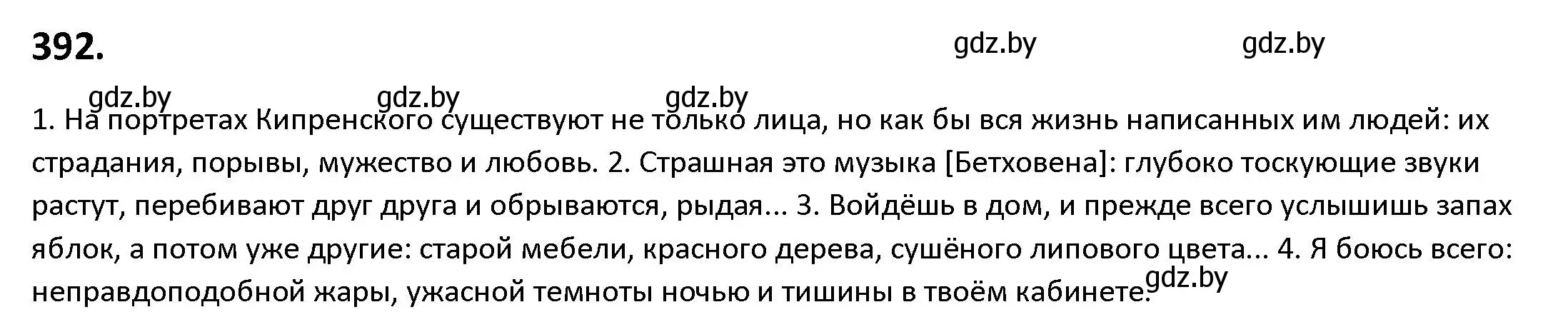 Решение номер 392 (страница 224) гдз по русскому языку 9 класс Мурина, Литвинко, учебник