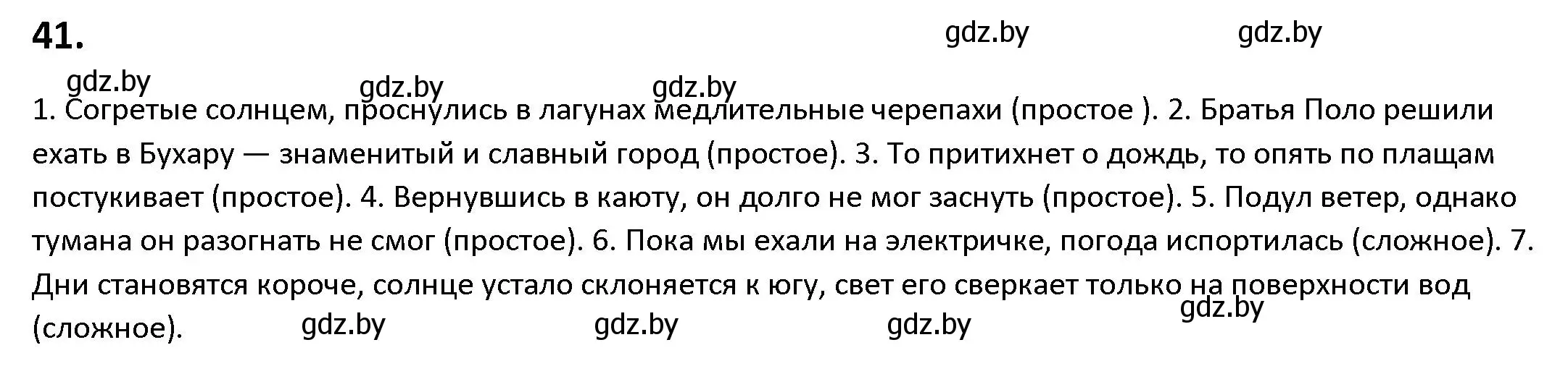 Решение номер 41 (страница 31) гдз по русскому языку 9 класс Мурина, Литвинко, учебник