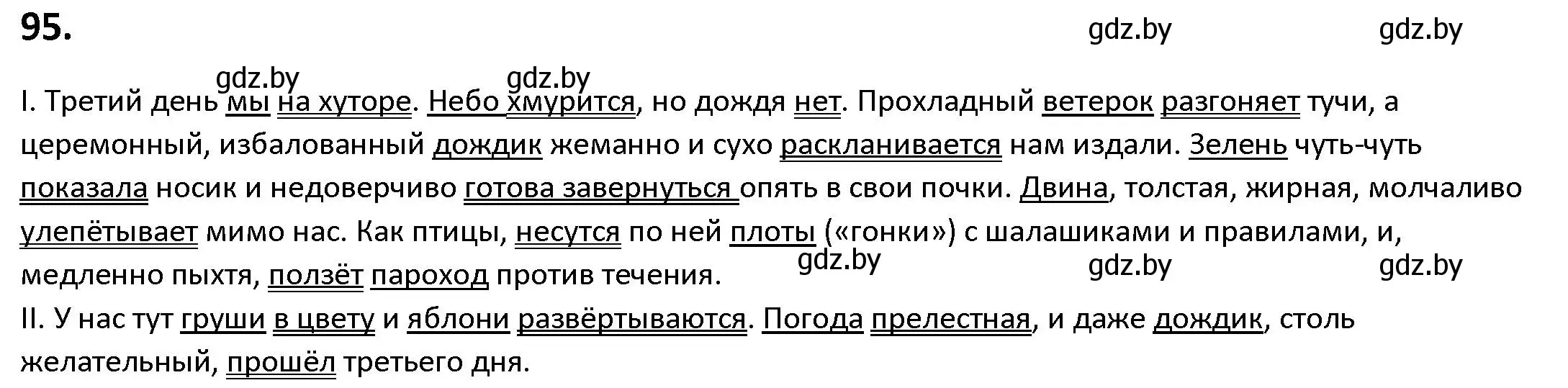 Решение номер 95 (страница 57) гдз по русскому языку 9 класс Мурина, Литвинко, учебник