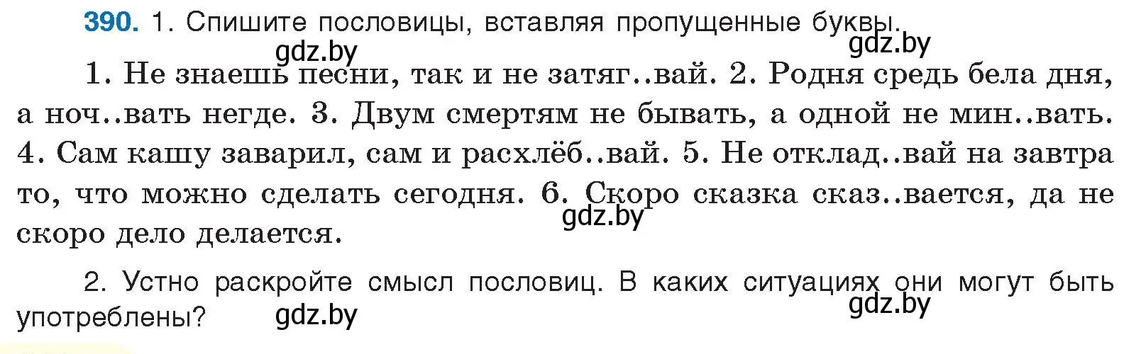 Условие номер 390 (страница 206) гдз по русскому языку 10 класс Леонович, Волынец, учебник