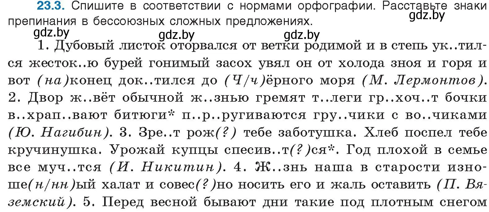 Условие номер 23.3 (страница 159) гдз по русскому языку 11 класс Долбик, Литвинко, учебник