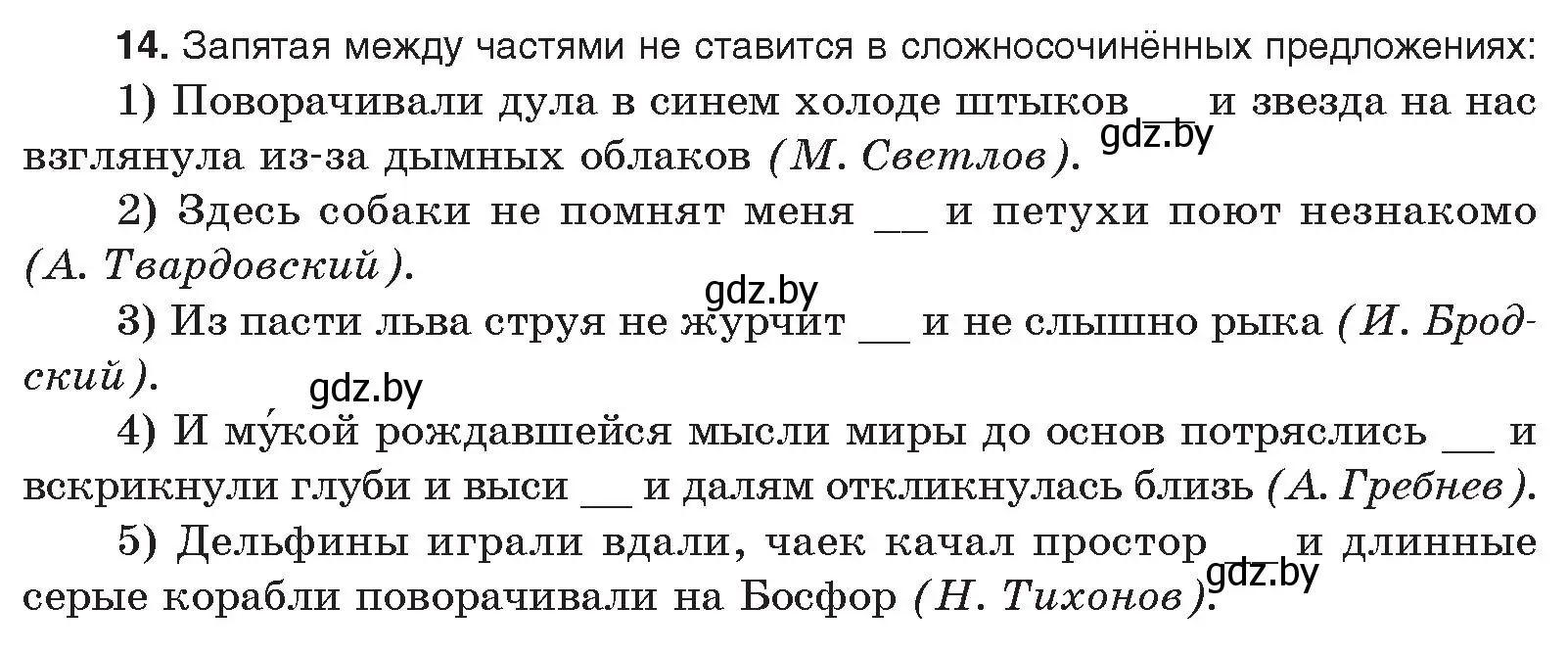 Условие номер 14 (страница 254) гдз по русскому языку 11 класс Долбик, Литвинко, учебник