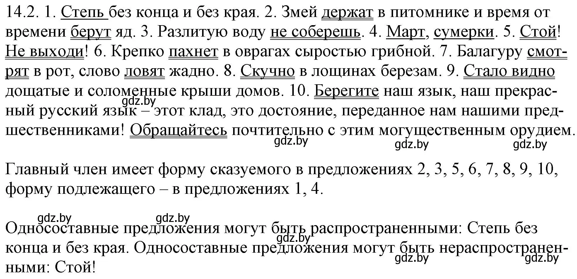 Решение номер 14.2 (страница 80) гдз по русскому языку 11 класс Долбик, Литвинко, учебник