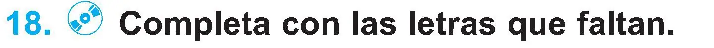 Условие номер 18 (страница 104) гдз по испанскому языку 4 класс Гриневич, Бахар, учебник 1 часть