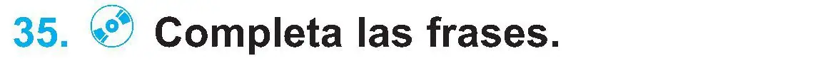 Условие номер 35 (страница 141) гдз по испанскому языку 4 класс Гриневич, Бахар, учебник 1 часть