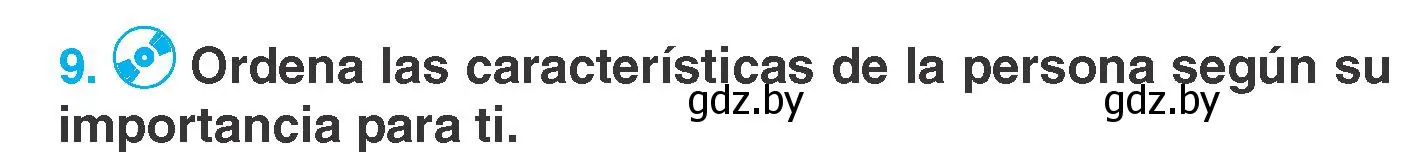 Условие номер 9 (страница 101) гдз по испанскому языку 7 класс Гриневич, учебник