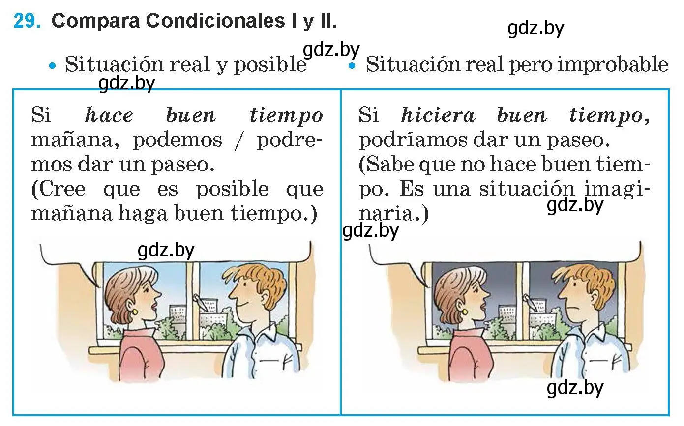 Условие номер 29 (страница 141) гдз по испанскому языку 9 класс Гриневич, Янукенас, учебник