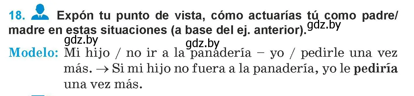 Условие номер 18 (страница 156) гдз по испанскому языку 9 класс Гриневич, Янукенас, учебник