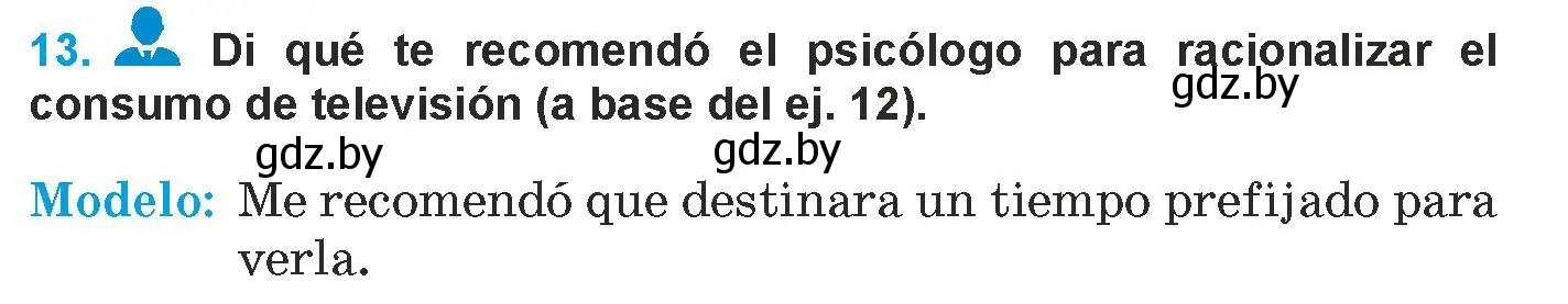 Условие номер 13 (страница 223) гдз по испанскому языку 9 класс Гриневич, Янукенас, учебник