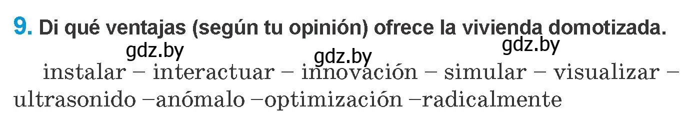 Условие номер 9 (страница 81) гдз по испанскому языку 10 класс Гриневич, Янукенас, учебник