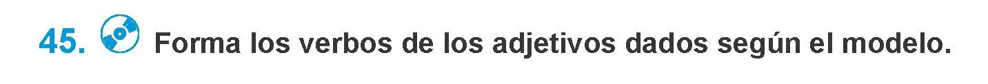 Условие номер 45 (страница 112) гдз по испанскому языку 10 класс Гриневич, Янукенас, учебник