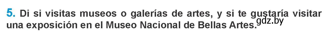 Условие номер 5 (страница 153) гдз по испанскому языку 10 класс Гриневич, Янукенас, учебник