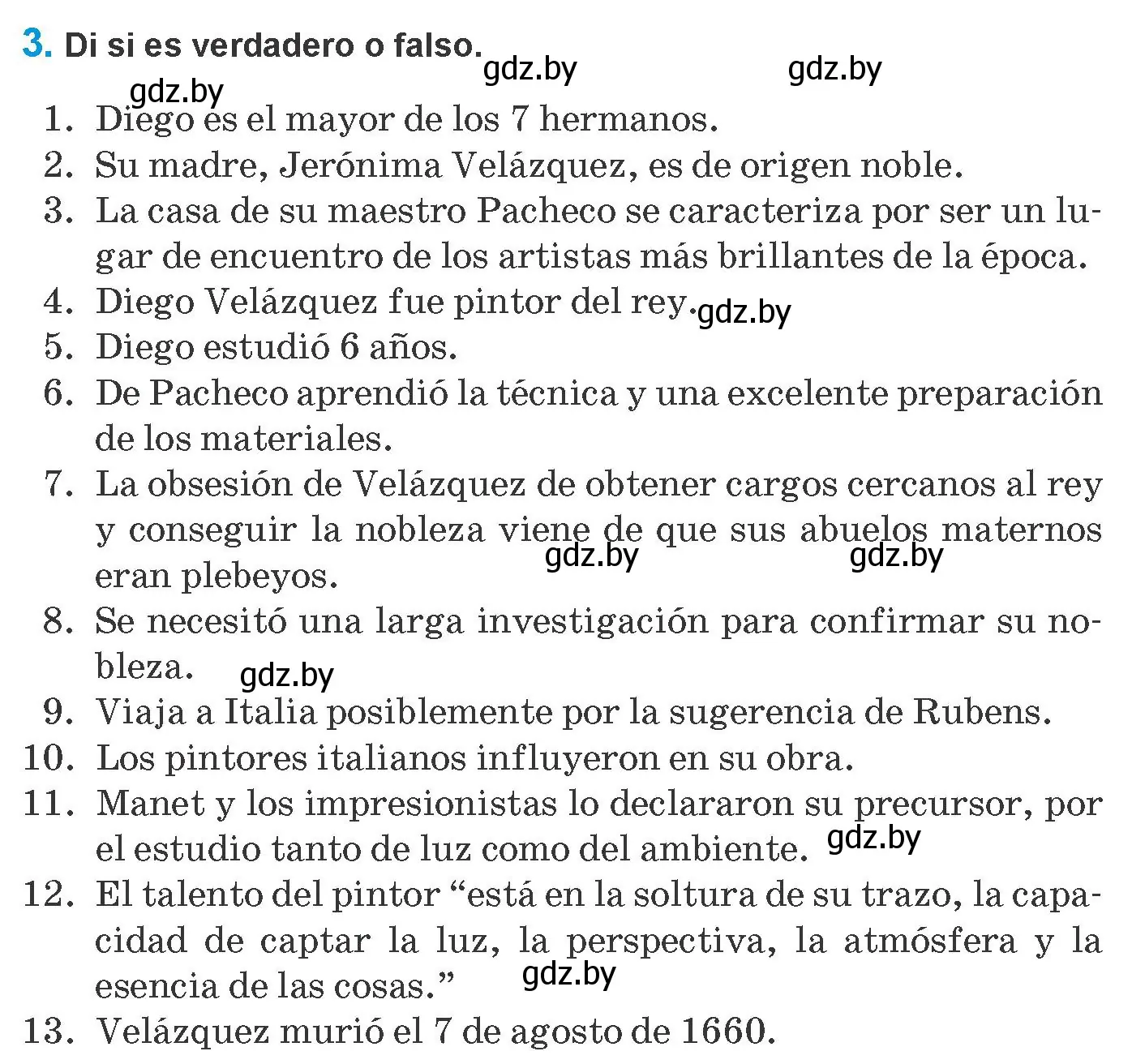 Условие номер 3 (страница 171) гдз по испанскому языку 10 класс Гриневич, Янукенас, учебник