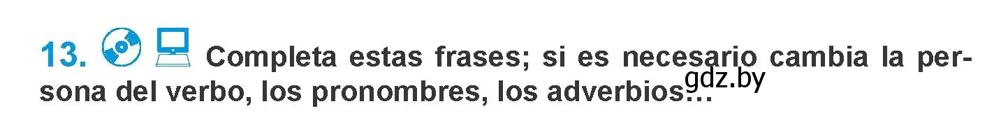 Условие номер 13 (страница 236) гдз по испанскому языку 10 класс Гриневич, Янукенас, учебник
