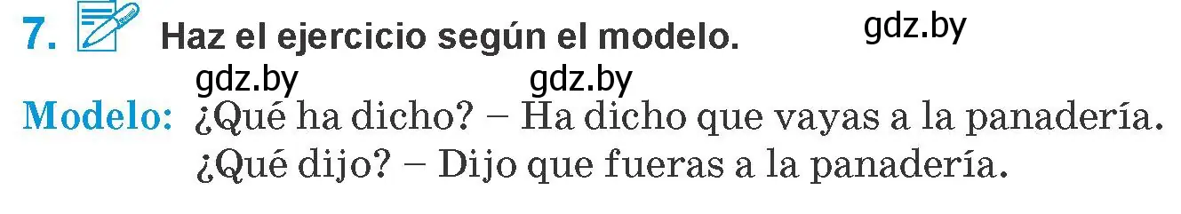 Условие номер 7 (страница 234) гдз по испанскому языку 10 класс Гриневич, Янукенас, учебник