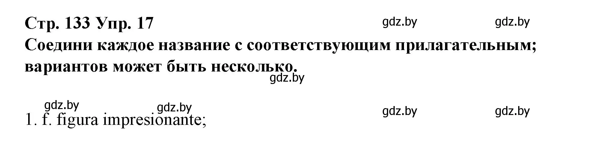 Решение номер 17 (страница 133) гдз по испанскому языку 10 класс Гриневич, Янукенас, учебник